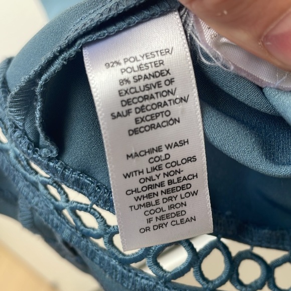 LOFT blue dress size 4 - Picture 5 of 5